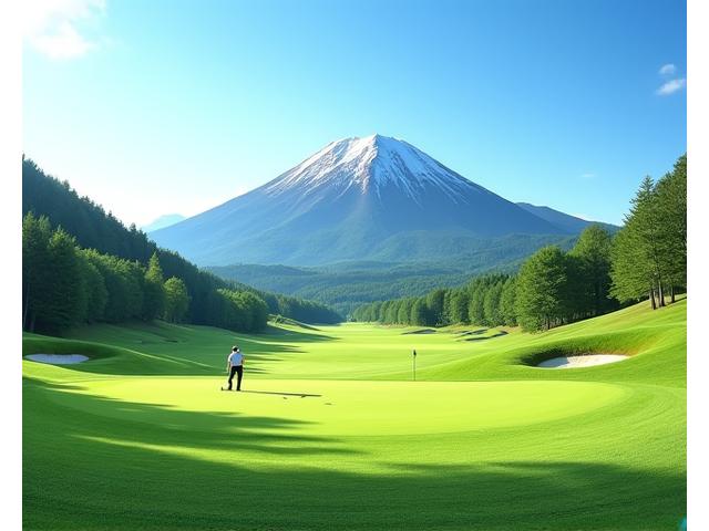ニセコの大自然の中のゴルフコース
