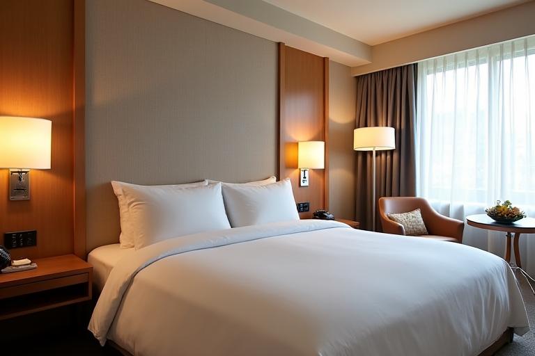 デラックスキングルームの内装